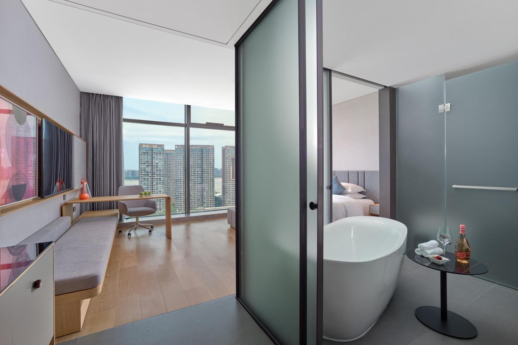 Pagoda Hotel Hangzhou Binjiang エクステリア 写真